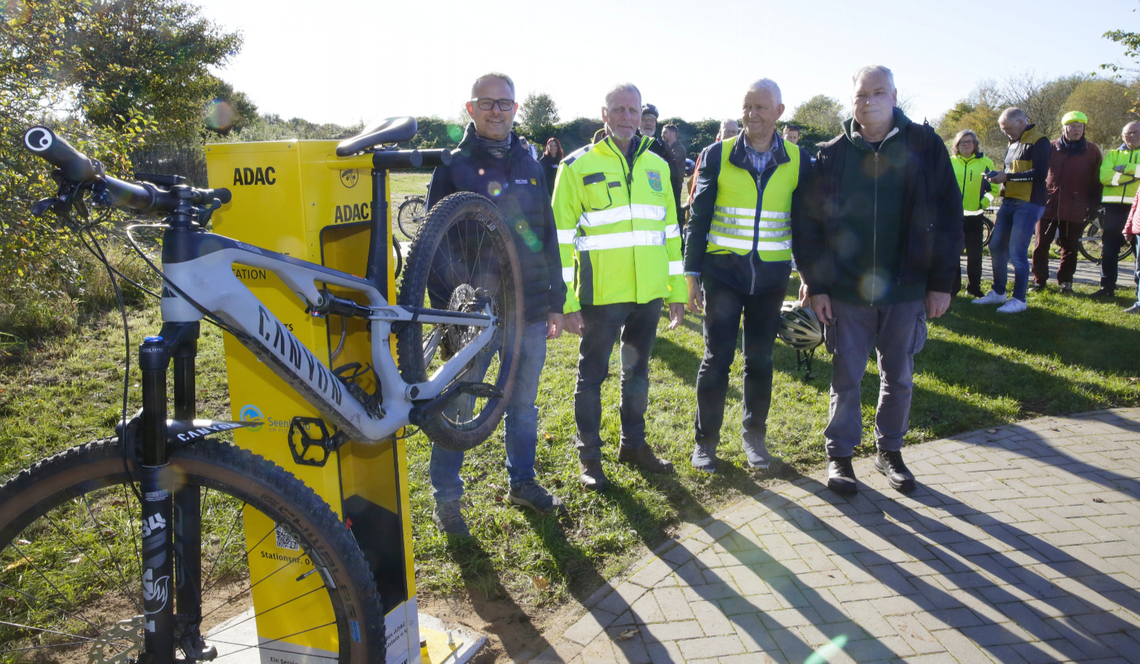 Neue ADAC Fahrradservicestation im Seenland Flensburg eröffnet